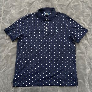Poka dot polo